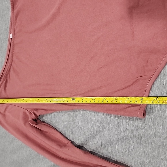 Mauve one shoulder #bodysuit #small - Picture 2 of 7